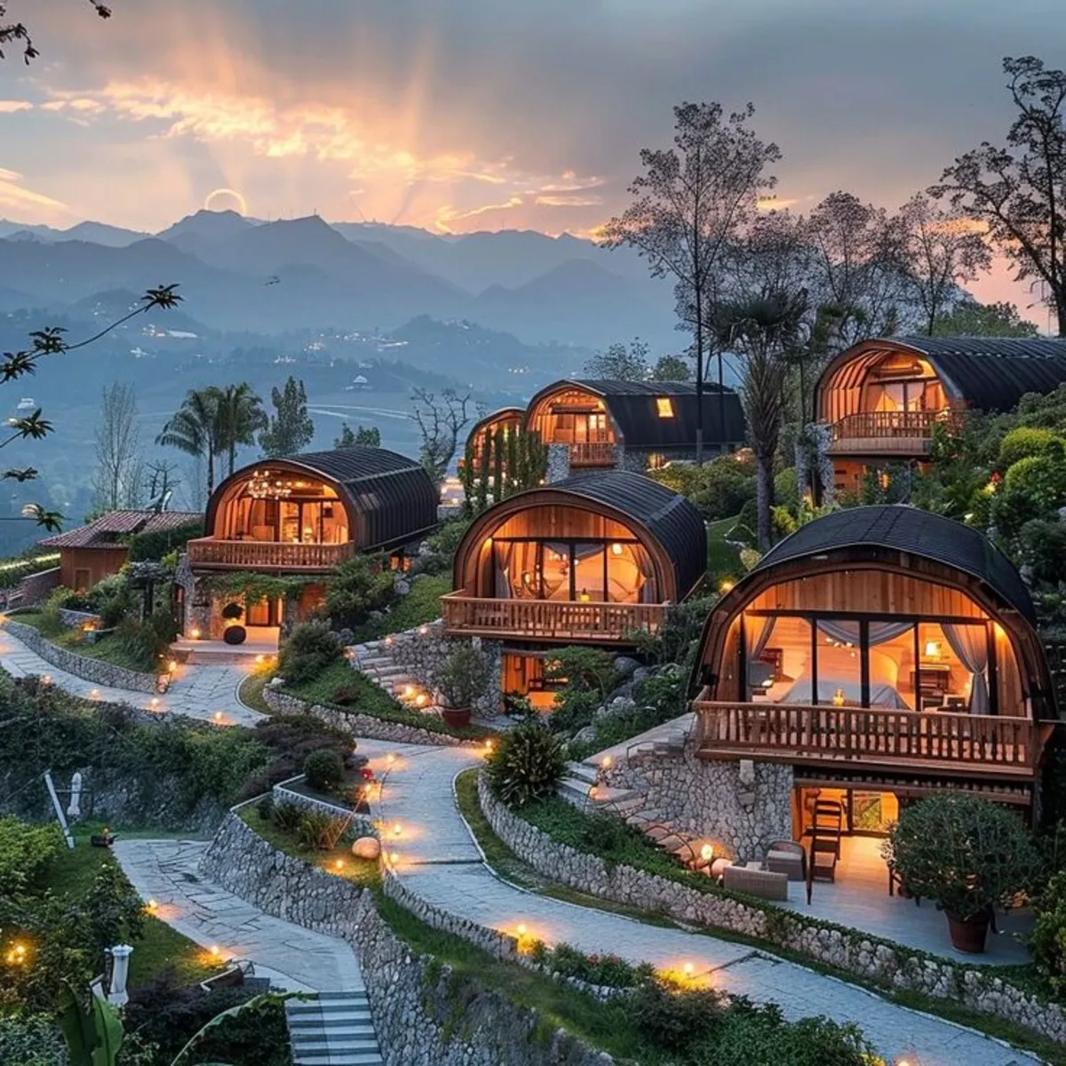 Premium residential cottage amid landscaped greenery