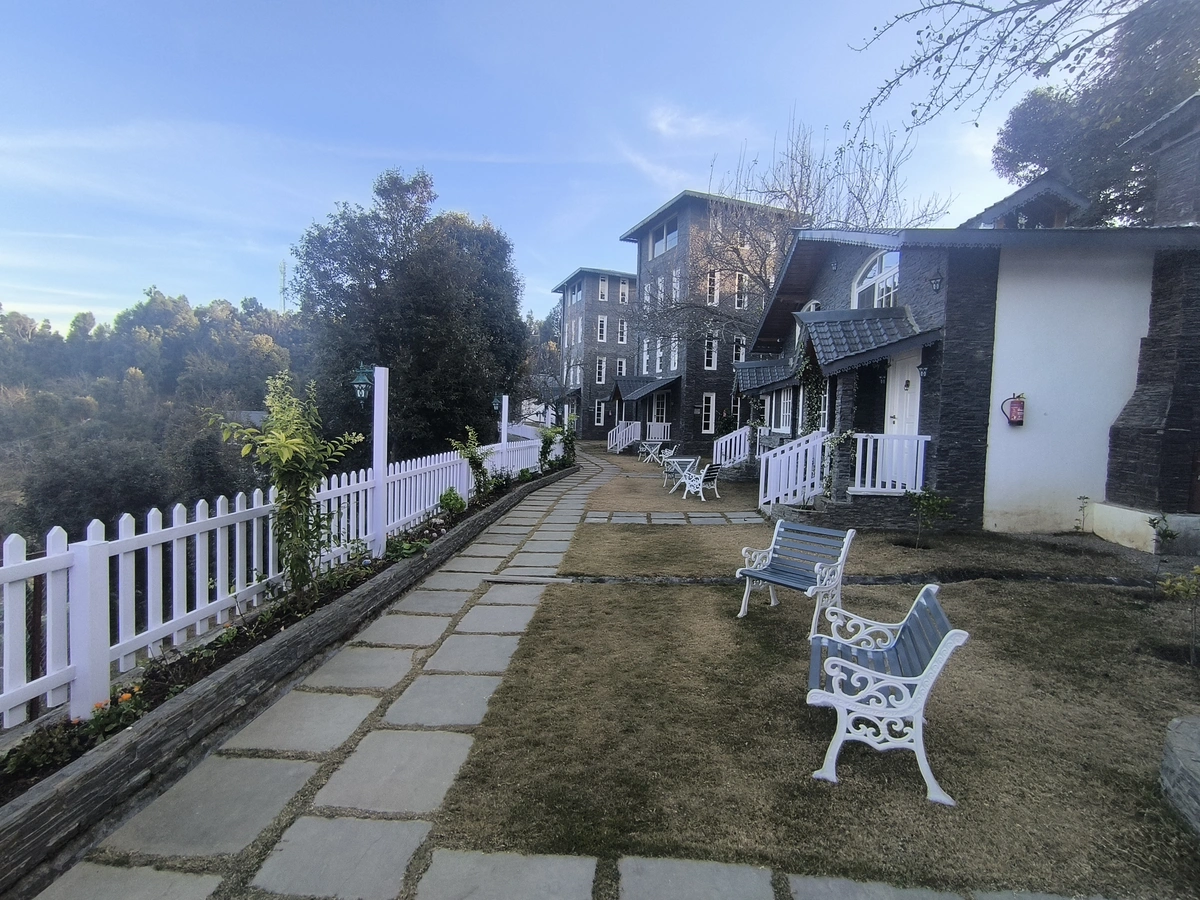 Villa exterior showcasing modern architecture